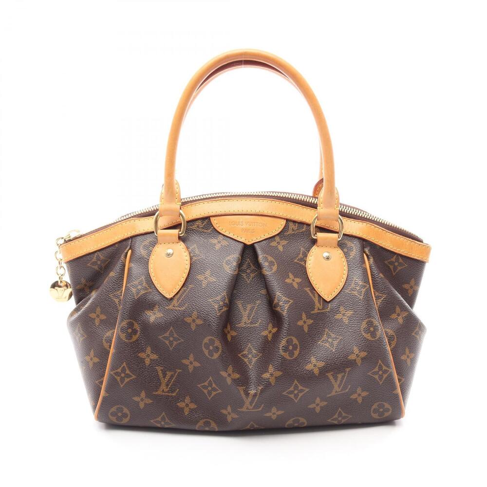 Louis Vuitton Tivoli Handbag Canvas Leather Monogram Brown